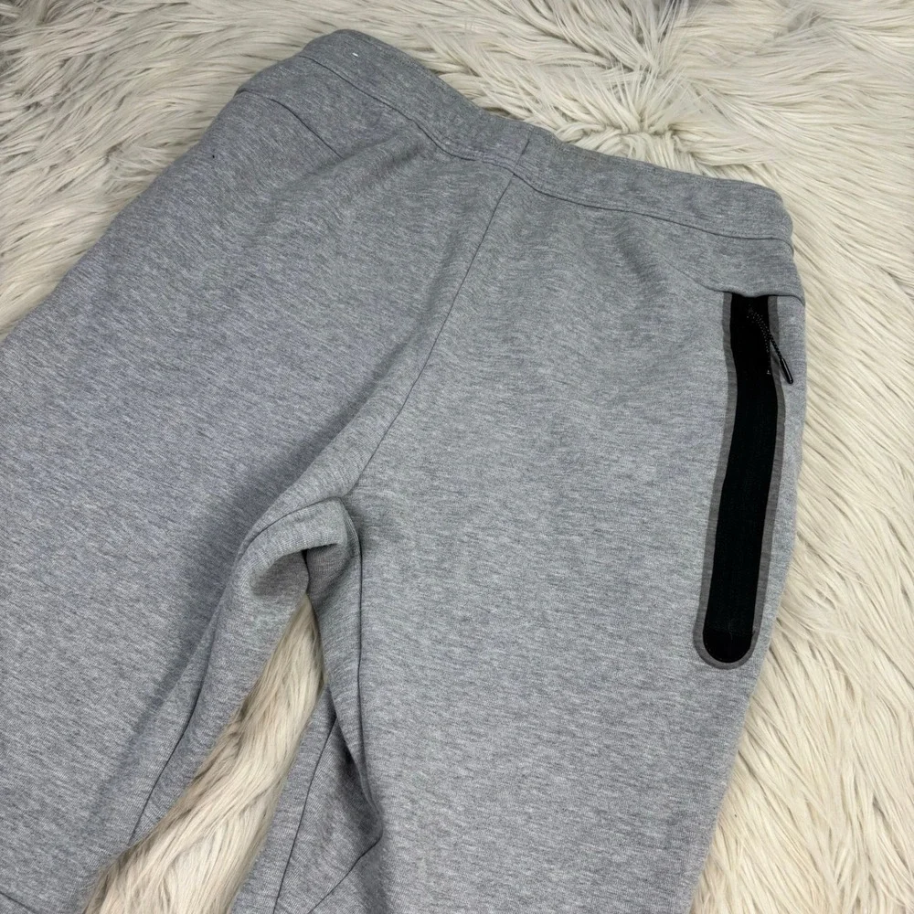 Nike Men's S Gray Tech Men's Fleece Joggers Streetwear Athleisure Blokecore